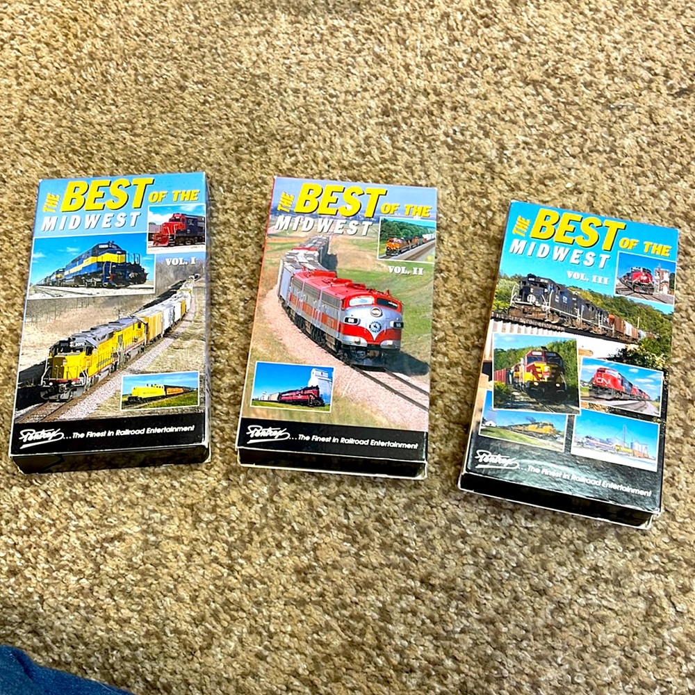 The best of the Midwest vol. 1,2 & 3 VHS 2000 videotape